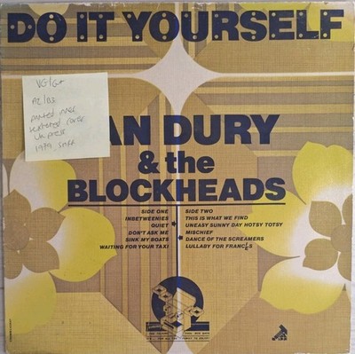 Ian Dury Do It Yourself Vinyl Record VG/G+ SEEZ 14 1979