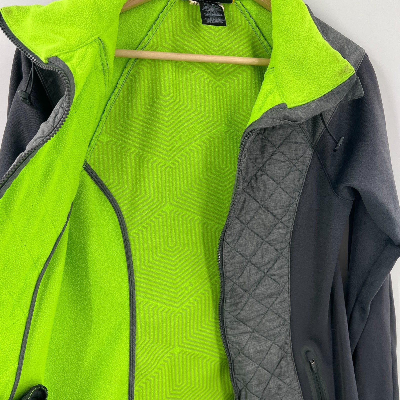 Under Armour soft shell full zip front quilted st… - image 10