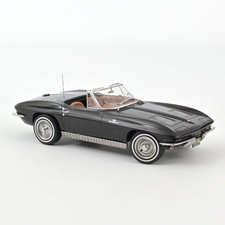 Norev 1/18 Chevrolet Corvette Stingray Cabriolet 1963 Black Sting Ray