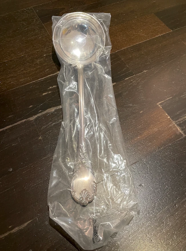 Christofle Marly Silver Plated Sauce Ladle Gravy Ladle France 30cm New in Sleeve
Opens in a new wind