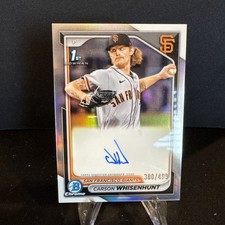 2024 Bowman Baseball-Carson Whisenhunt CPA-CW-Refractor Auto #380/499