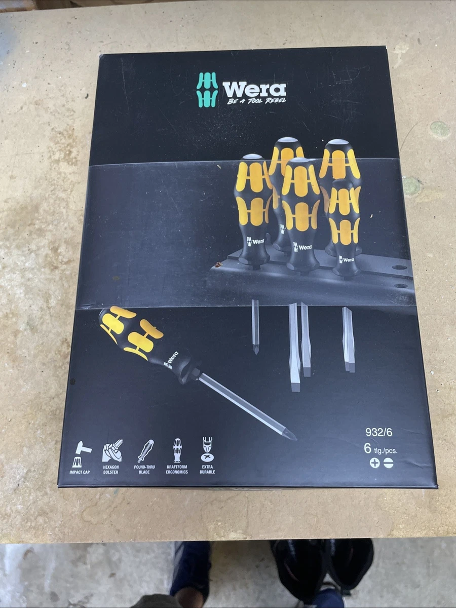 Destornillador De Sujeción Wera Kraftform 817 R SB - Hexagonal, Con Liberación Rápida, Calidad Premium