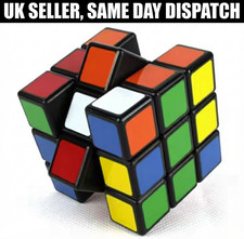 Magic Cube 3X3 Classic Problem-Solving, Colour-Matching Puzzle Educational Toy