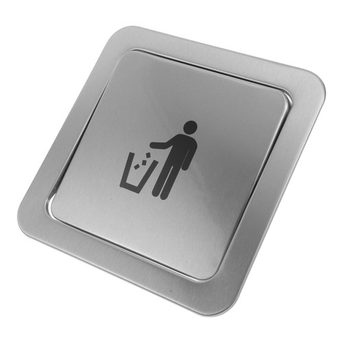 Countertop Recessed Trash Bin Cover For 19-21cm Kitchen Opening Universal - Picture 6 of 12