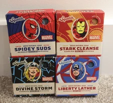 Dr. Squatch Marvel Avengers Collection Soap Limited Edition (4-pack) Spider Man