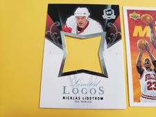 Nicklas Lidstrom Red Wings 2007 - 2008 UD The Cup Limited Logos Blank Back