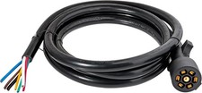 7 Pin Trailer Plug Cord 8 Feet Heavy Duty RV Blade Inline Connector Cable