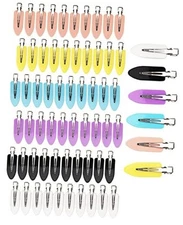 No Crease Hair Clips, 60 Pcs 2.3in Duck Billed Clips for Hair Sectioning and 