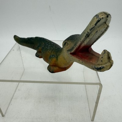 Vintage John Wright 1950 s Standing Alligator Iron Bottle Opener Bradenton Fl