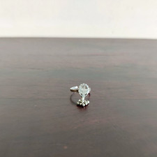 Vintage Toe Rings Old Silver Jewelry Tribal Lady Collectible Rich Patina