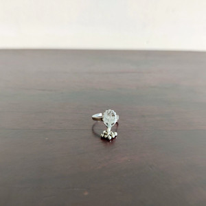 Vintage Toe Rings Old Silver Jewelry Tribal Lady Collectible Rich Patina