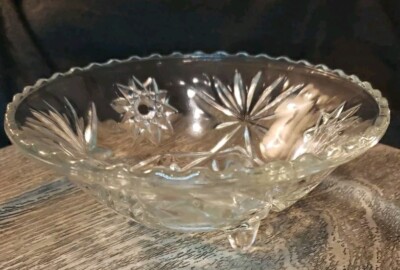 Bohemian Style Glass Footed Dish Candy Home Decor