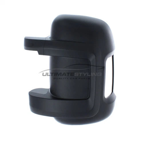 Citroen Relay MK2 2006-> Door Wing Mirror Cover Cap Case Black Passenger Left