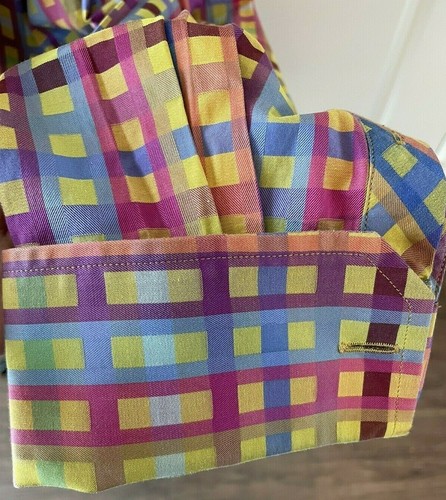 MEN'S SIZE 2XL ROBERT GRAHAM MULTICOLOR GEOMETRIC LONG SLEEVE SHIRT - EUC - Picture 4 of 6