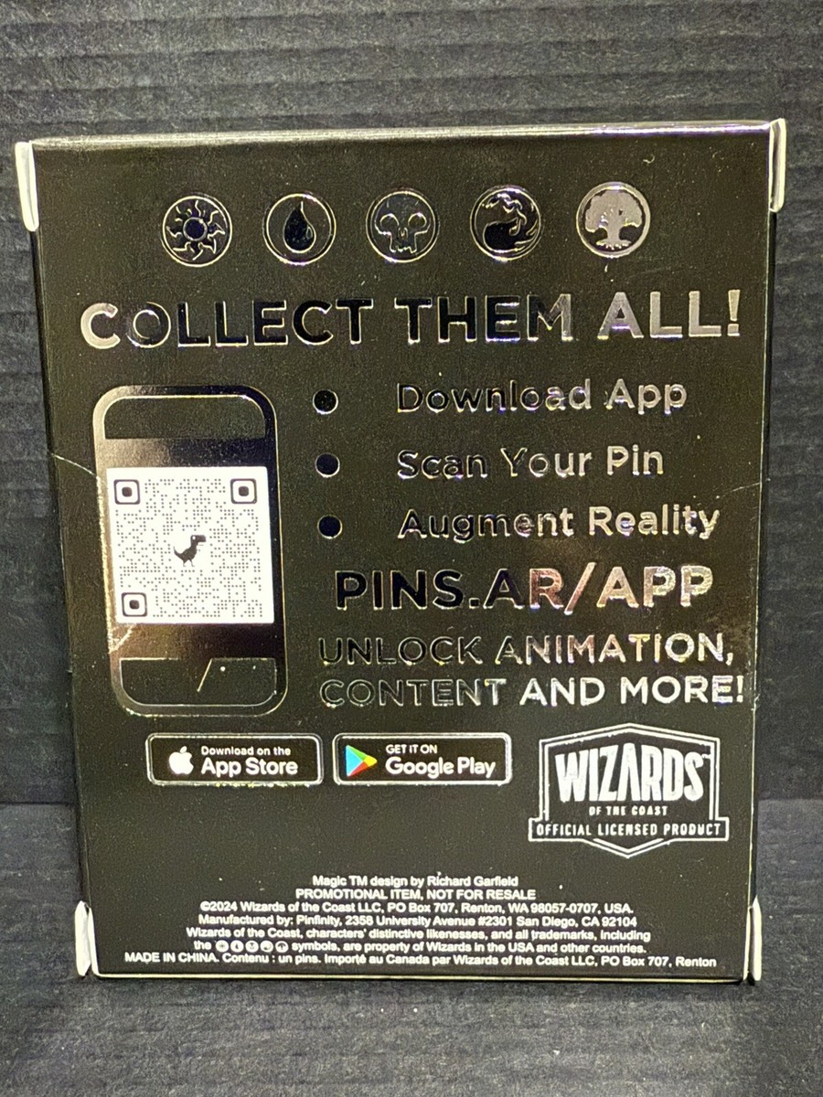 Magic the Gathering Card Back AR-Enhanced Collectible Pin | eBay