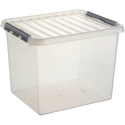 Aufbewahrungsbox 52l 400 x 500 x 380mm transparent helit H61627