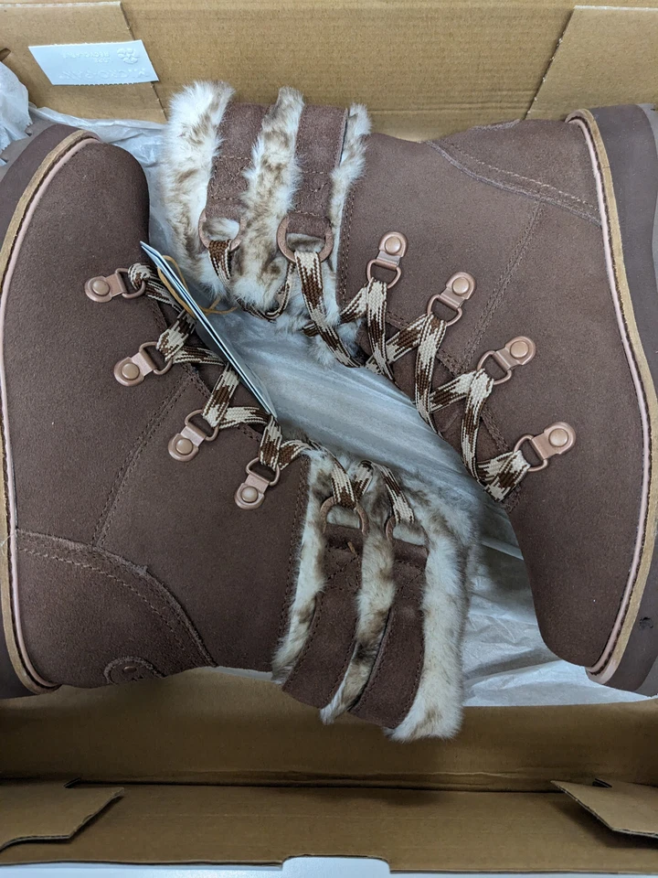 Botas de Nieve Roxy Alpine Collection BRANDI IIl Gamuza Piel Sintética Talla 6 MARRÓN Foto 4 de 4