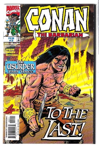 CONAN EL BÁRBARO: EL USURPADOR #1-2-3 LOTE 1997 CASI NUEVO+/COMO NUEVO 9,6/9,8 GEMAS CGC 'EM! - Imagen 4 de 4