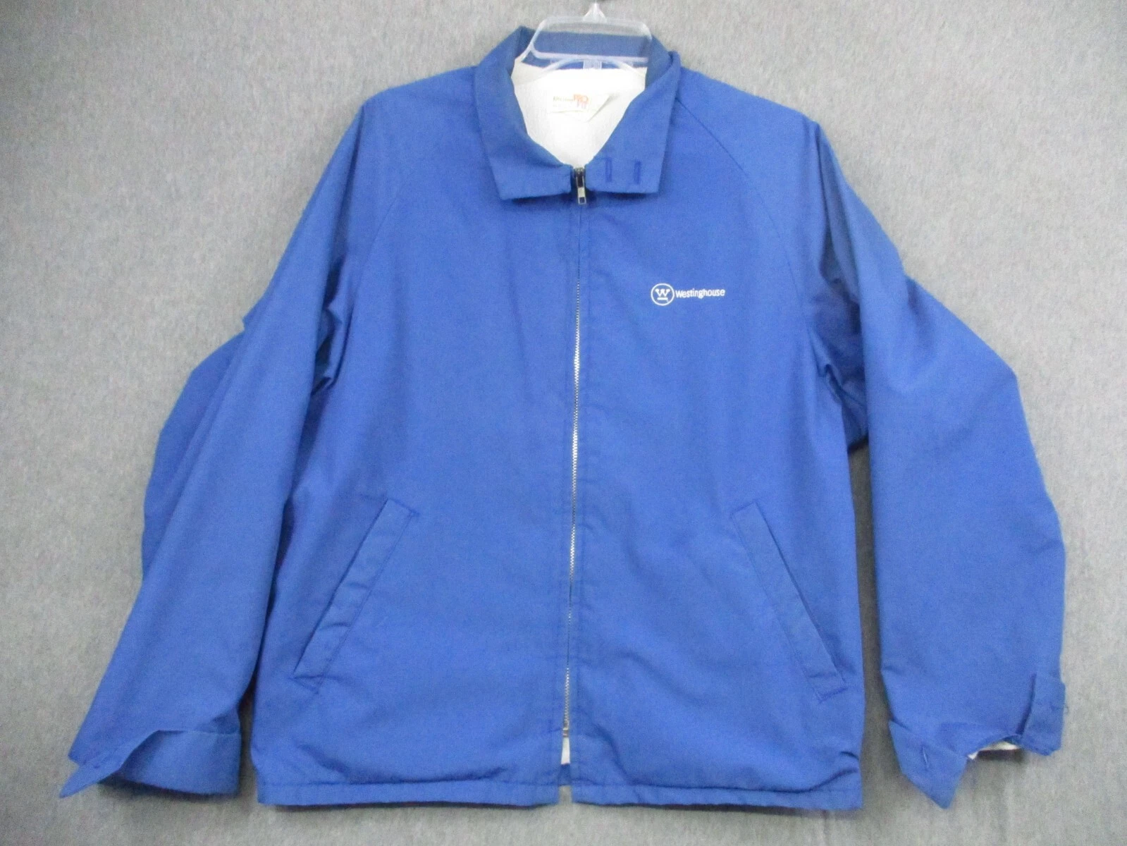 Vintage King Louie Jacket Large Blue Pro Fit Westinghouse Made USA