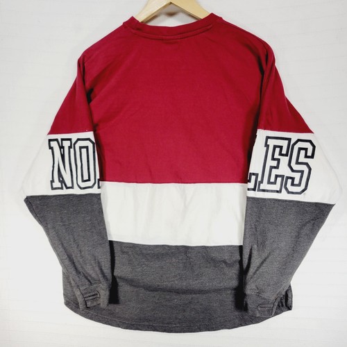 Florida State Seminoles Sweatshirt Womens Small Colorblock Long Sleeve NCAA FSU - Picture 2 of 9