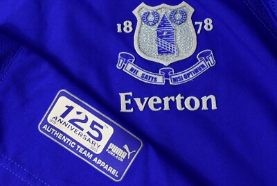2003-04 Puma EVERTON FC Home Shirt Wayne ROONEY 18 SIZE S