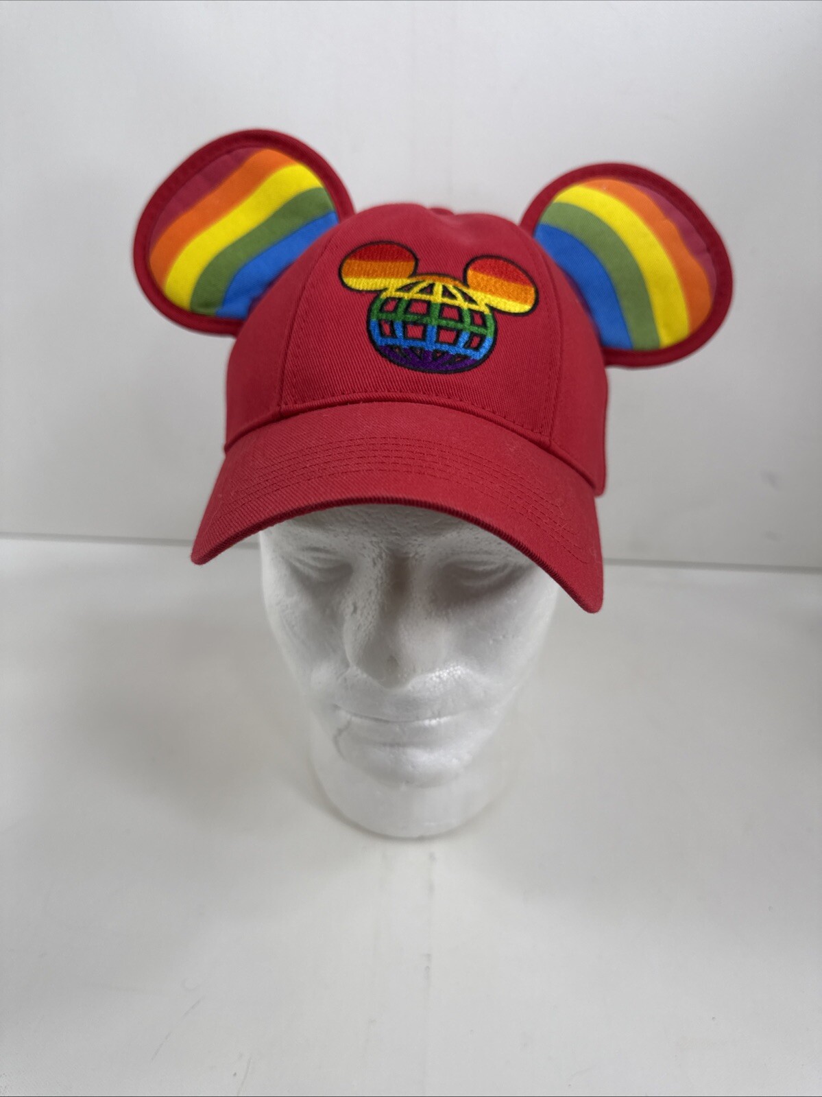 Disney Mickey Mouse Rainbow Pride Baseball Cap for Adults NWT LGBTQ