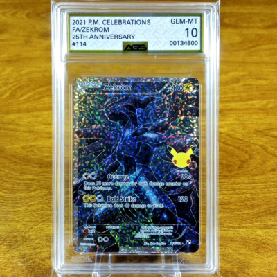 Pokemon Celebrations Classic Collection Zekrom 114/114 AGS