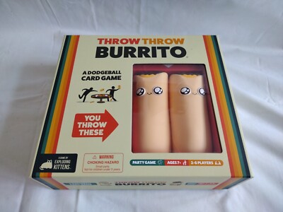 Throw Throw Burrito - Ein Völkerball Kartenspiel KOMPLETT & SEHR GUTER ZUSTAND