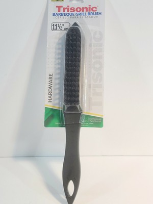 11 1/2'' Long Handle Barbeque BBQ Grill Brush Bristles Quick Clean trisonic 
