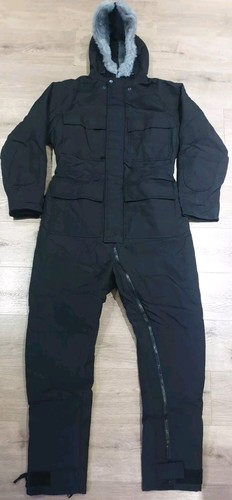 Traje Mono Técnico Ripstop ECW Negro Térmico Ejército Británico Talla L 190/104