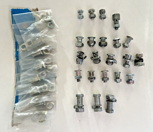 30 Shimano + Bicycle Side Pull Brake Cable Anchor Bolts Pinch Bolts Old School