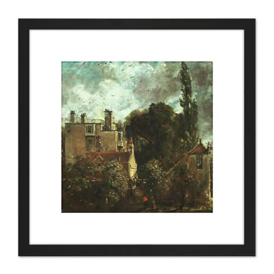 John Constable The Grove oder das Admiralshaus in Hampstead gerahmtes Wandbild 8 x 8