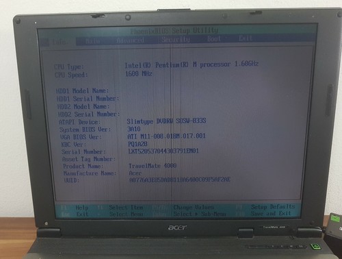 Acer TravelMate 4002 Intel 1,6GHz 512MB Wlan DVD+/-RW ATi Radeon 9700 15" - Bild 4 von 9