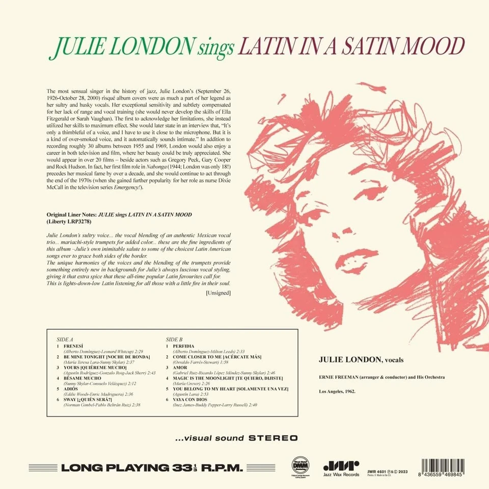 Sings Latin In A Satin Mood [VINYL] - Изображение 3 из 3