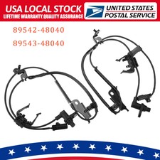 2PCS Front Left & Right ABS Wheel Speed Sensors for Toyota Highlander 2008-2013