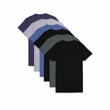 6-Pack Medium Fruit of the Loom Men's Stay Tucked Assorted Crew T-Shirt Classic