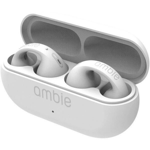 ambie Sound Earcuffs White Wireless Earphone AM-TW01 WC Ears bluetooth Japan