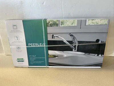 Peerless P115LF Standard Kitchen Faucet Single-Handle Side Sprayer Chrome
