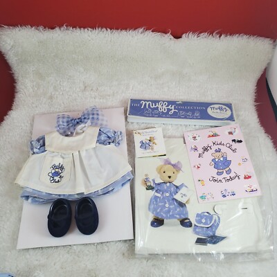 VINTAGE MUFFY VANDERBEAR MUFFY CLUB OUTFIT & OTHER MUFFY ITEMS 