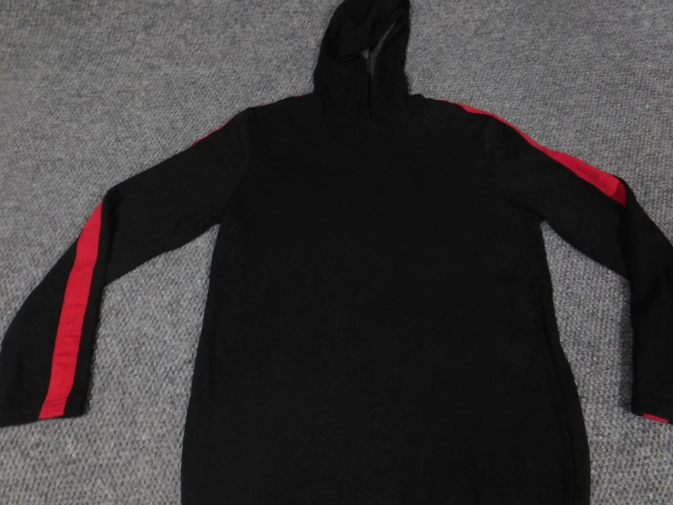 Suéter con capucha negra extra grande Urban Pipeline para niños Foto 3 de 4