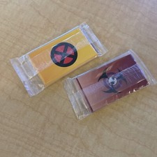 Monopoly X-Men Xmen Collector's Ed Replacement Pieces - Good / Evil Mutant Cards