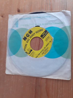 SHEB WOOLEY RARE 45 TOURS NOT FOR SALE .....SITTIN' AND THINKIN' /WILD A