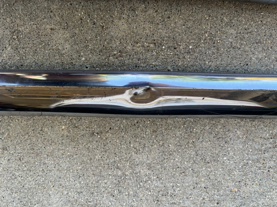 Guardabarros delantero Willys Aero 1952-54 moldura de acero inoxidable derecha e izquierda Foto 4 de 4