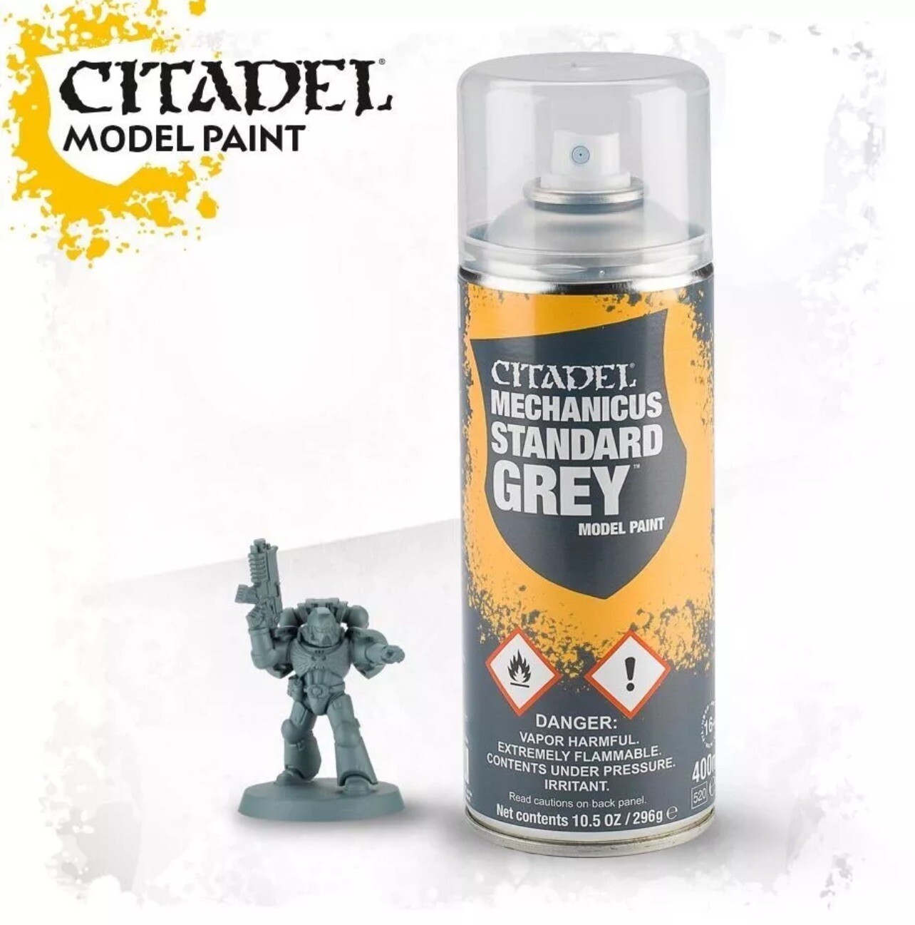 SPRAY MECHANICUS STANDARD GREY grigio paint base acrilico Citadel 400 ml