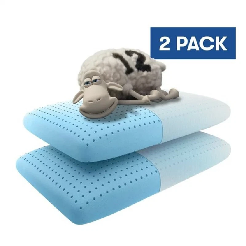 Serta memory foam top pillow 2 pack