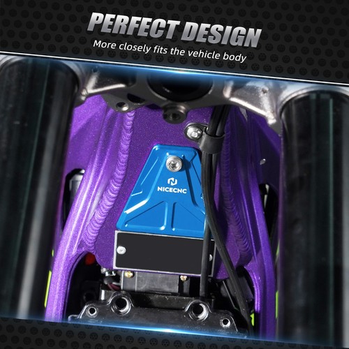 For Segway X160 X260 NICECNC Horn Cover Gap Cover Guard Protector Aluminum Blue - Picture 3 of 14