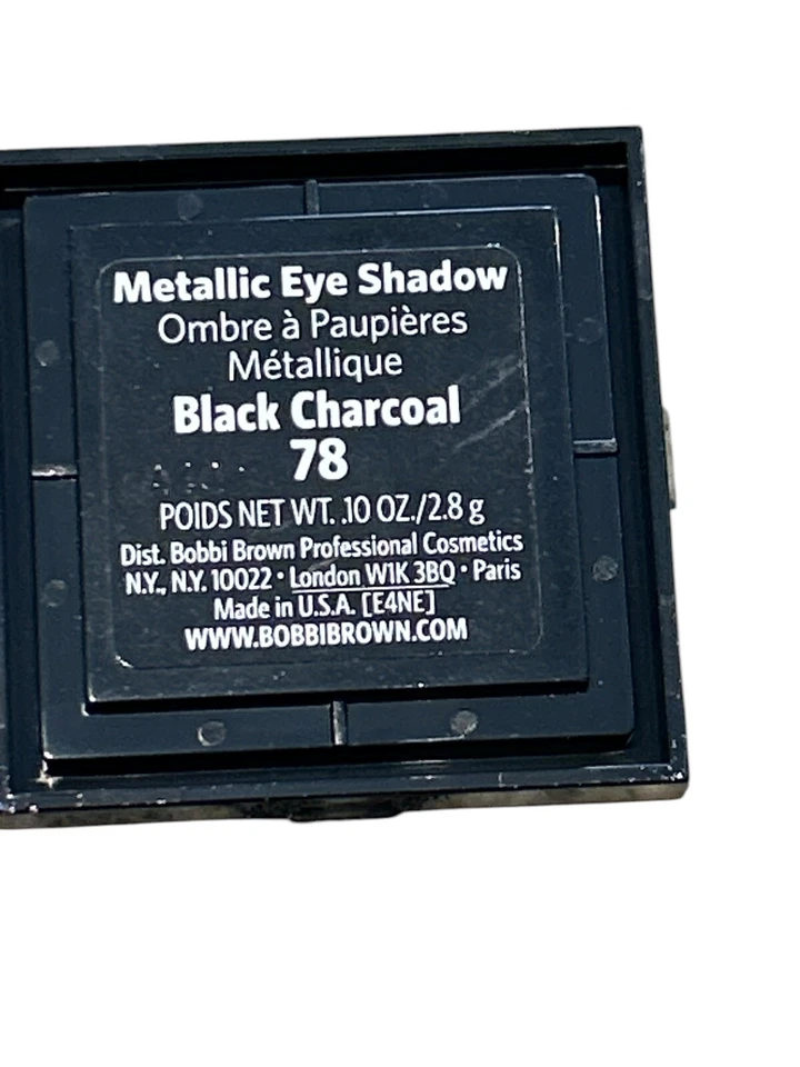 Repuesto de sombra de ojos Bobbi Brown metálico - negro carbón 78 RARO Foto 2 de 3
