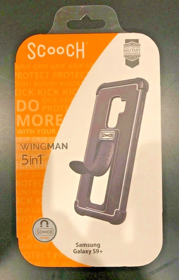 Funda SCOOCH Wingman Serie 5 en 1 para Samsung Galaxy S9+ Plus - Negra NUEVA  Foto 2 de 2