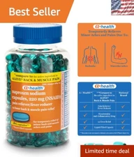 Effective Fast-Acting Naproxen Sodium 220mg Liquid Capsules - 180 Count