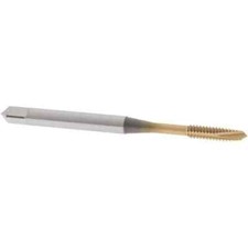 OSG 1101500105 HSS Spiral Point Tap: 4-40 UNC, 3 Flutes, Plug, Vanadium HSS